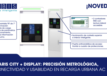 VIARIS CITY + DISPLAY: precisión metrológica, conectividad y usabilidad en recarga urbana en corriente alterna