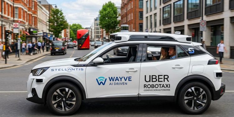 Stellantis, Wayve y Uber preparan una red de robotaxis para operar sin conductor en Europa y Norteamérica