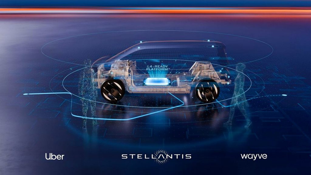 Stellantis, Wayve y Uber preparan una red de robotaxis para operar sin conductor en Europa y Norteamérica