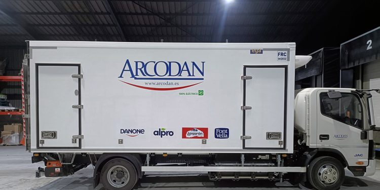 Arcodan camión eléctrico Danone