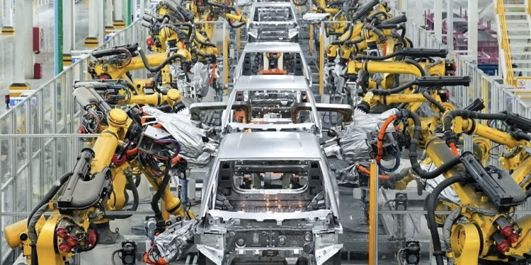Mercado chino automóvil fábrica