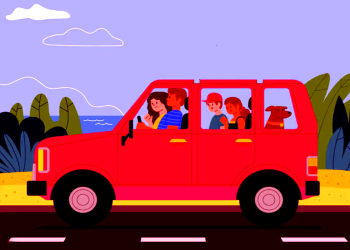 Niños coche eléctrico