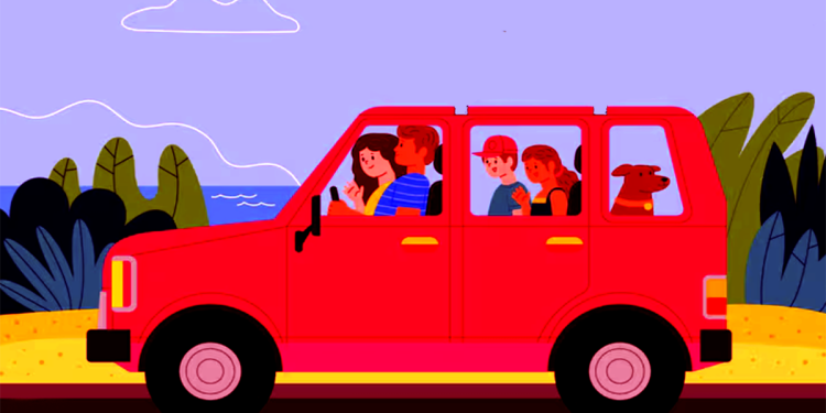 Niños coche eléctrico