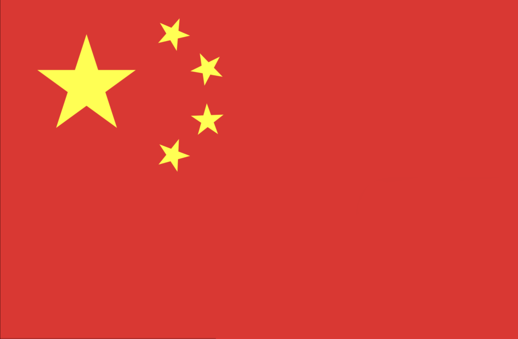 Bandera China aranceles UE