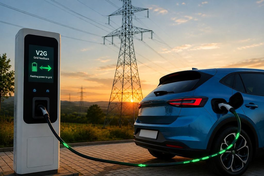 La Comisión Europea prepara nuevas normas para que los coches eléctricos puedan devolver energía a la red mediante la recarga bidireccional V2G.