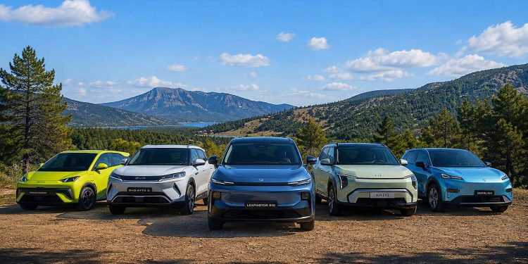 Los cinco coches eléctricos más vendidos en el mes de julio de 2026