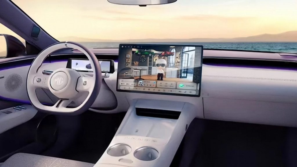 El interior del MG 07 PHEV combina una instrumentación digital de 8,88 pulgadas con una pantalla central de 15,6 pulgadas y un completo equipamiento.