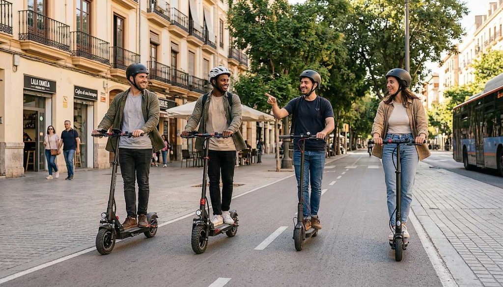 Patinetes eléctricos con hasta 70 km de autonomía y motores de hasta 1.000 W para los desplazamientos diarios.