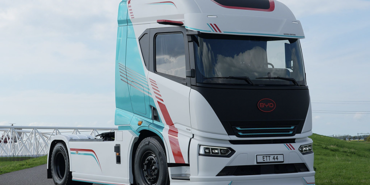 BYD Tesla camiones BYD ETT 44
