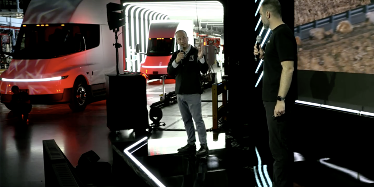 Elon Musk Tesla Semi presentacion