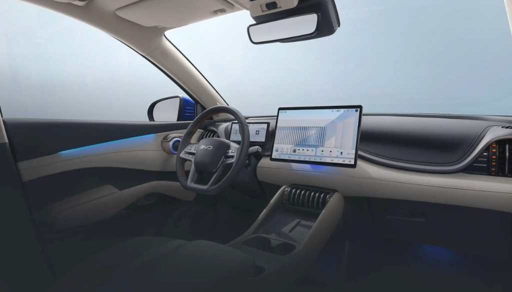 Interior del BYD Atto 3 EVO