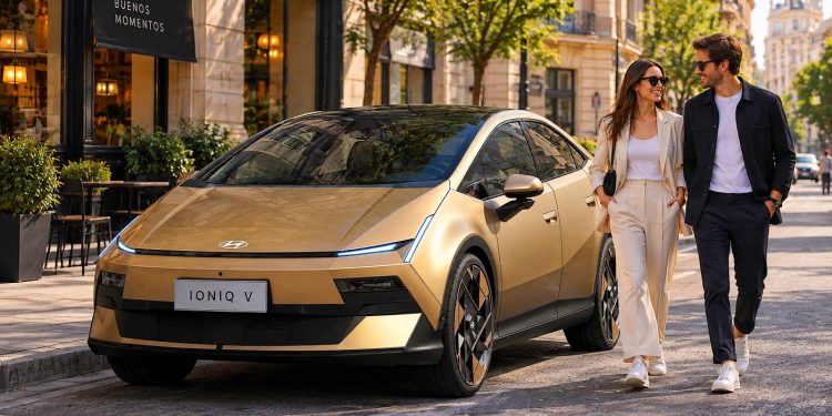 El Hyundai Ioniq V llega a China con hasta 650 km de autonomía y 228 CV, junto a una pantalla 4K de 27 pulgadas.