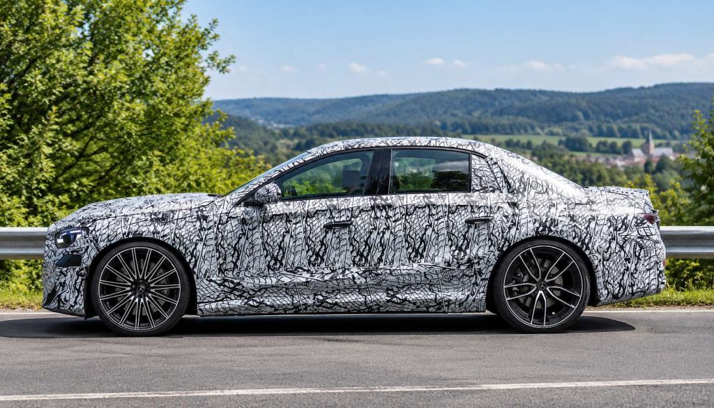 a berlina eléctrica de AMG llegará en 2027 con arquitectura AMG.EA y podría acercarse a los 900 CV.