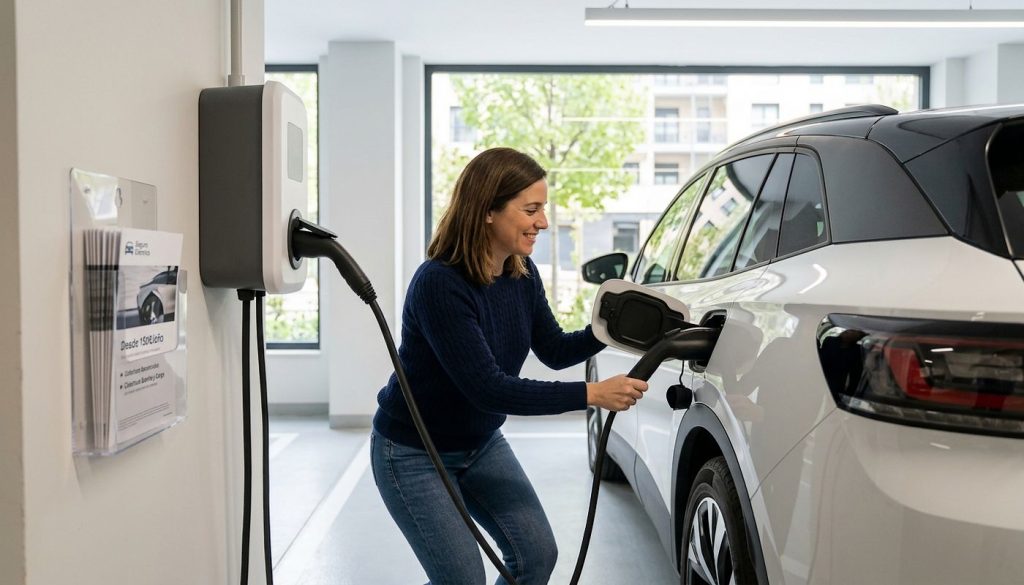 El seguro de coche eléctrico debe contemplar también el cable, el cargador doméstico y la asistencia por falta de energía.