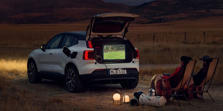 Volvo EX30 mobile power bank