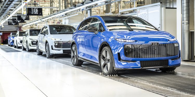 Audi A2 e-tron fabricación cadena
