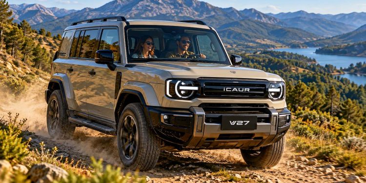 El iCaur V27, SUV eléctrico EREV de 449 CV y hasta 1.230 km de autonomía, prepara una nueva versión antes de llegar a Europa.