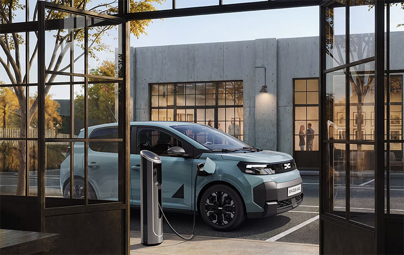 nuevo Dacia Spring cargando