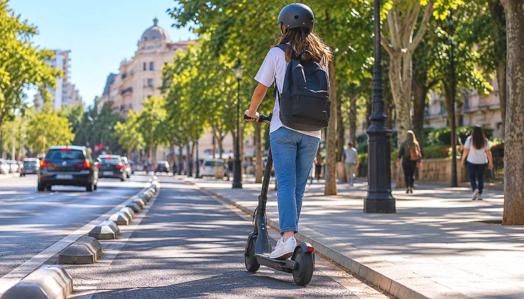 El casco será obligatorio a partir del 1 de octubre para ir en patinete eléctrico
