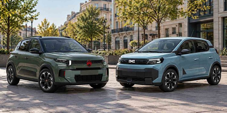 Citroën ë-C3 frente a Dacia Spring 202