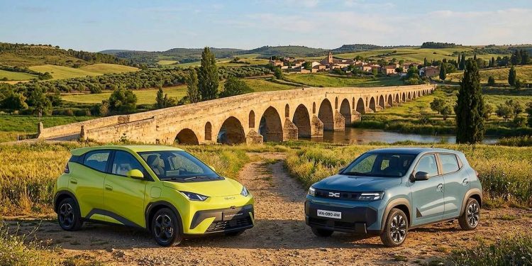 Dacia Spring 2027 y BYD Dolphin Surf se enfrentan por precio, autonomía y equipamiento. Dos coches eléctricos de menos de 20.000 euros con propuestas muy diferentes para ciudad y carretera.