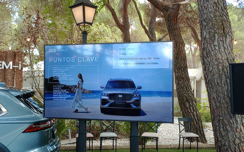 Geely Monjaro Em-i pantalla