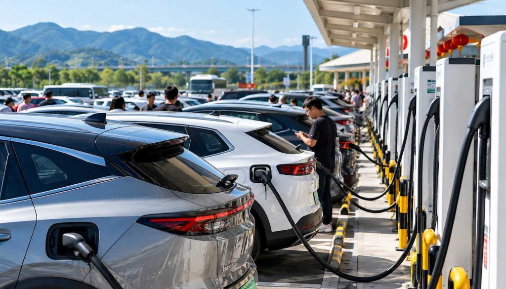 carga coches eléctricos China