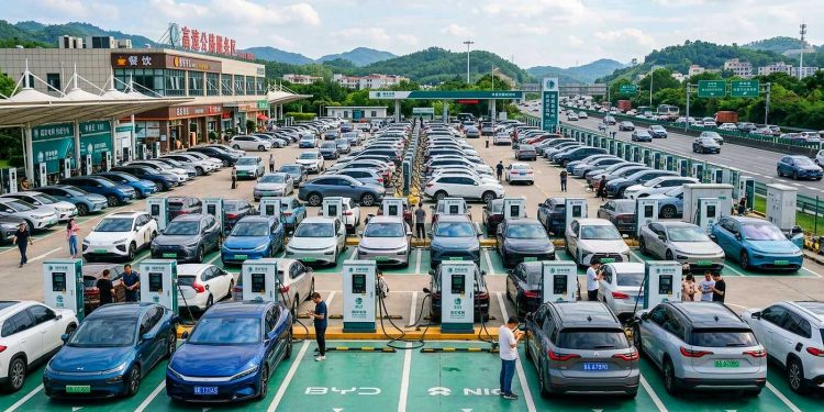 carga coches eléctricos China