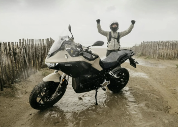 motocicleta récord autonomía Jelle Verstaen