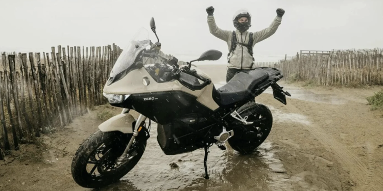motocicleta récord autonomía Jelle Verstaen